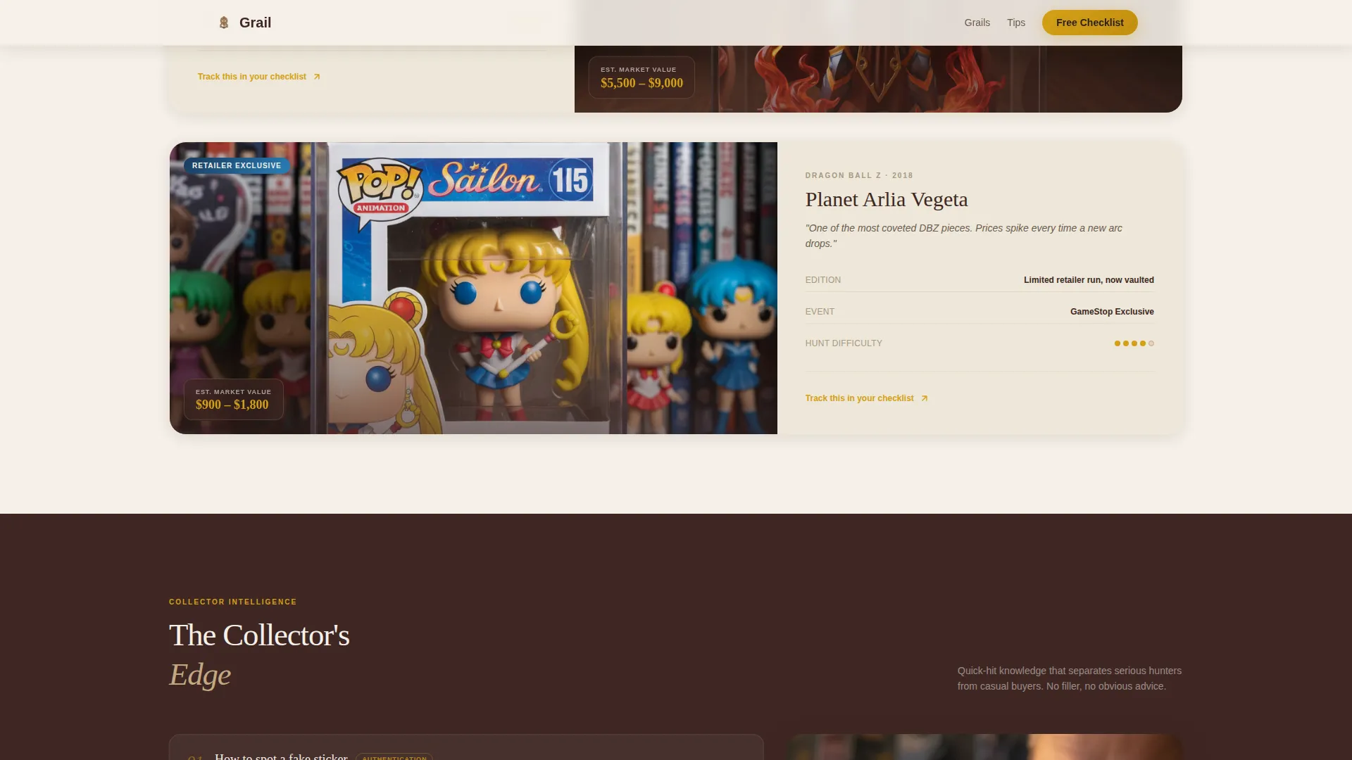 Funko Pop Collector Landing Page Template