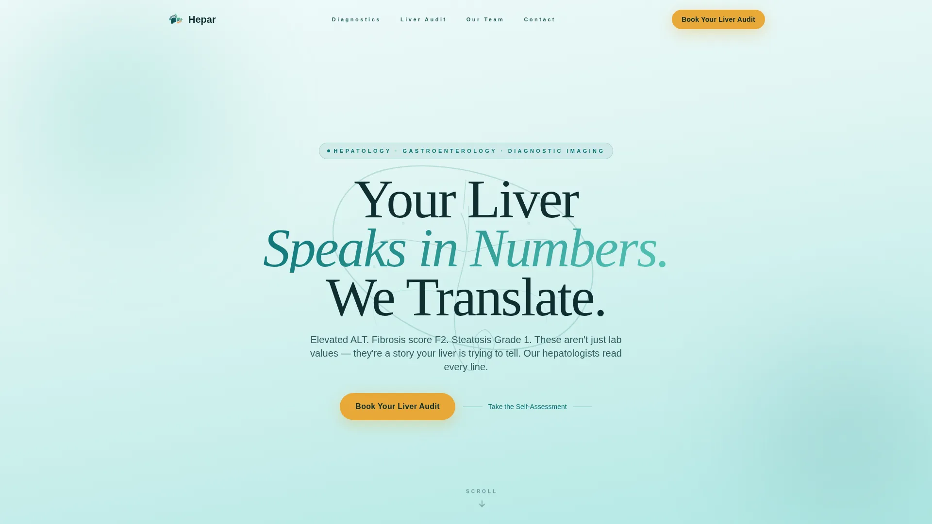 Liver Disease Care Booking Website Template