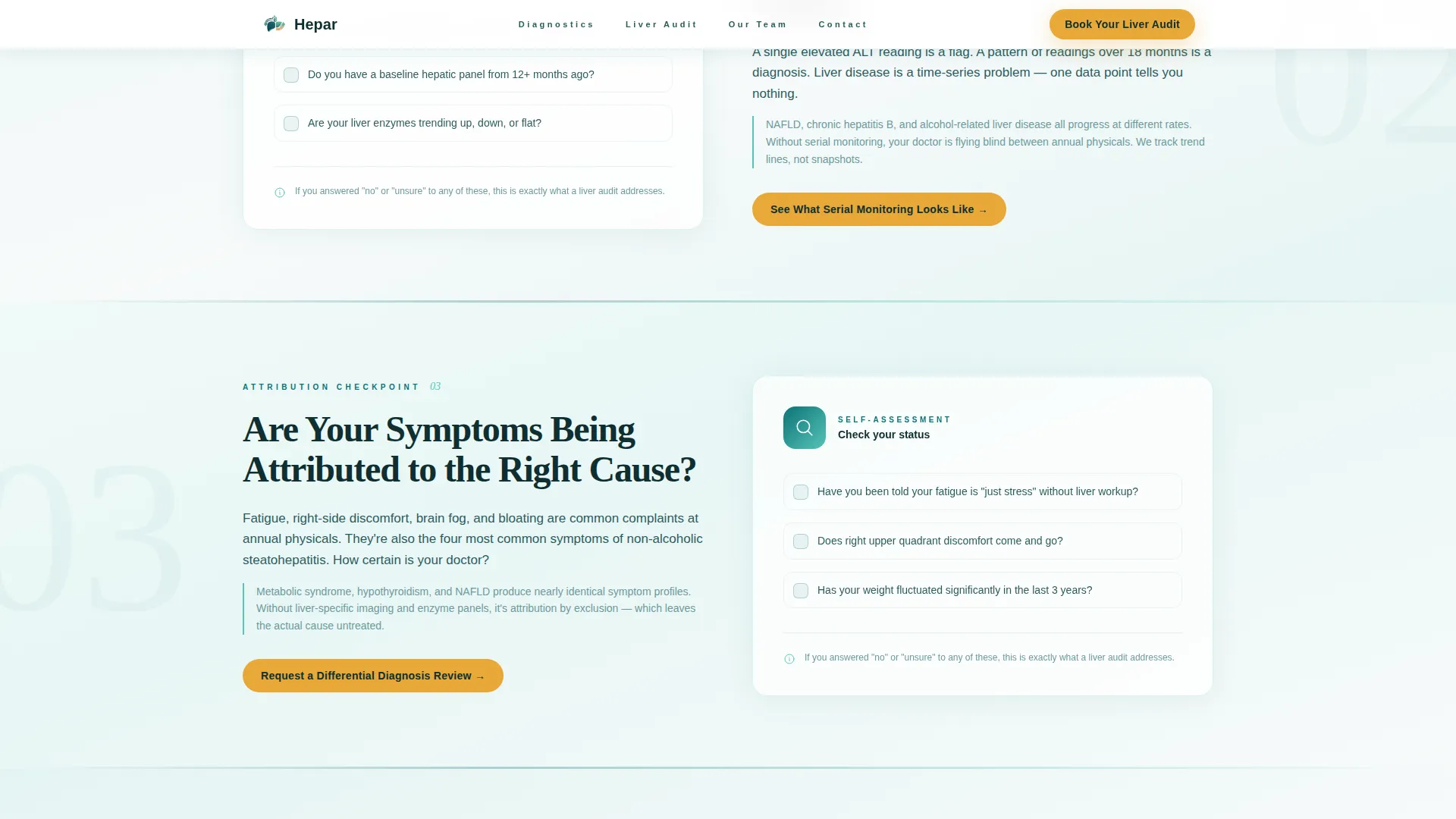 Liver Disease Care Booking Website Template