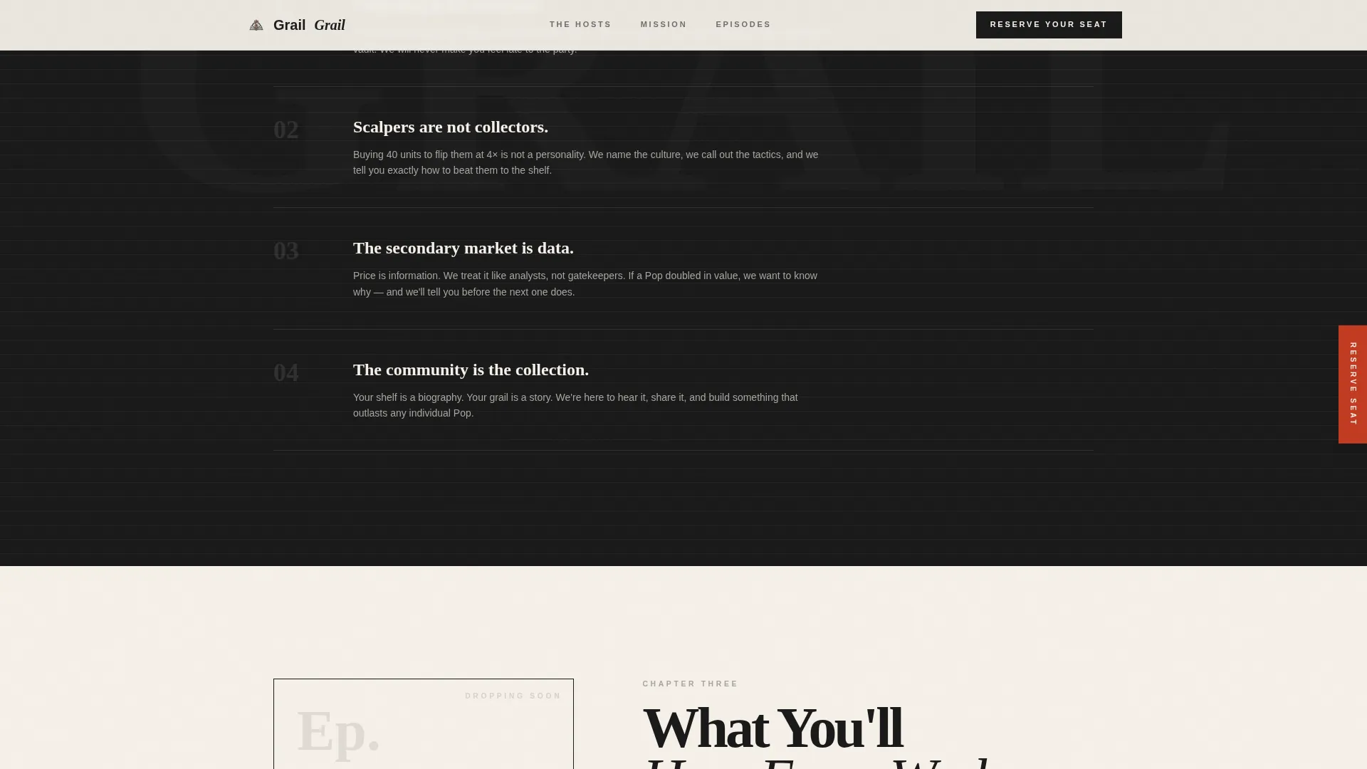 Funko Pop Podcast Landing Page Template