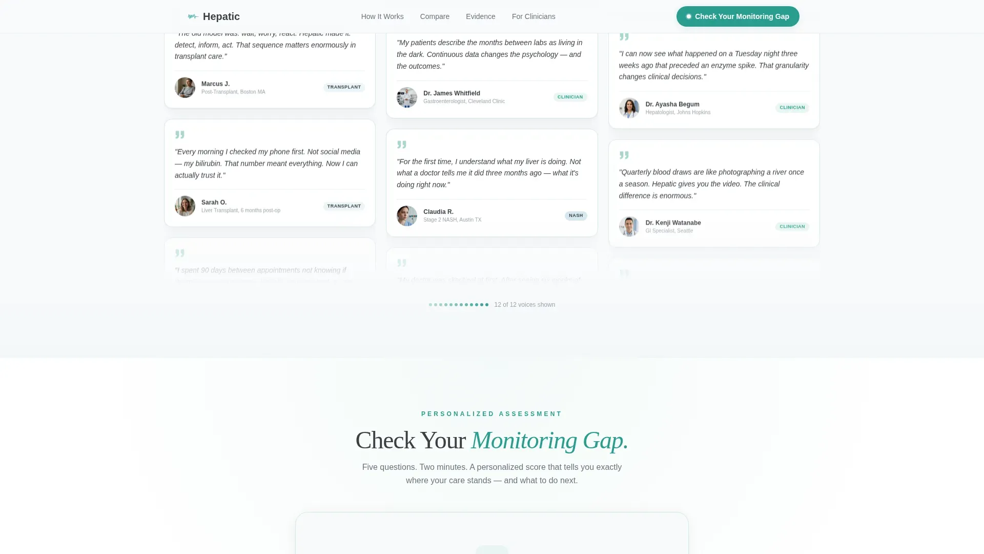 Liver Disease Care Reviews Website Template