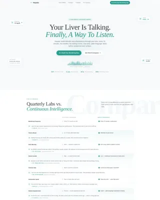 Liver Disease Care Reviews Website Template