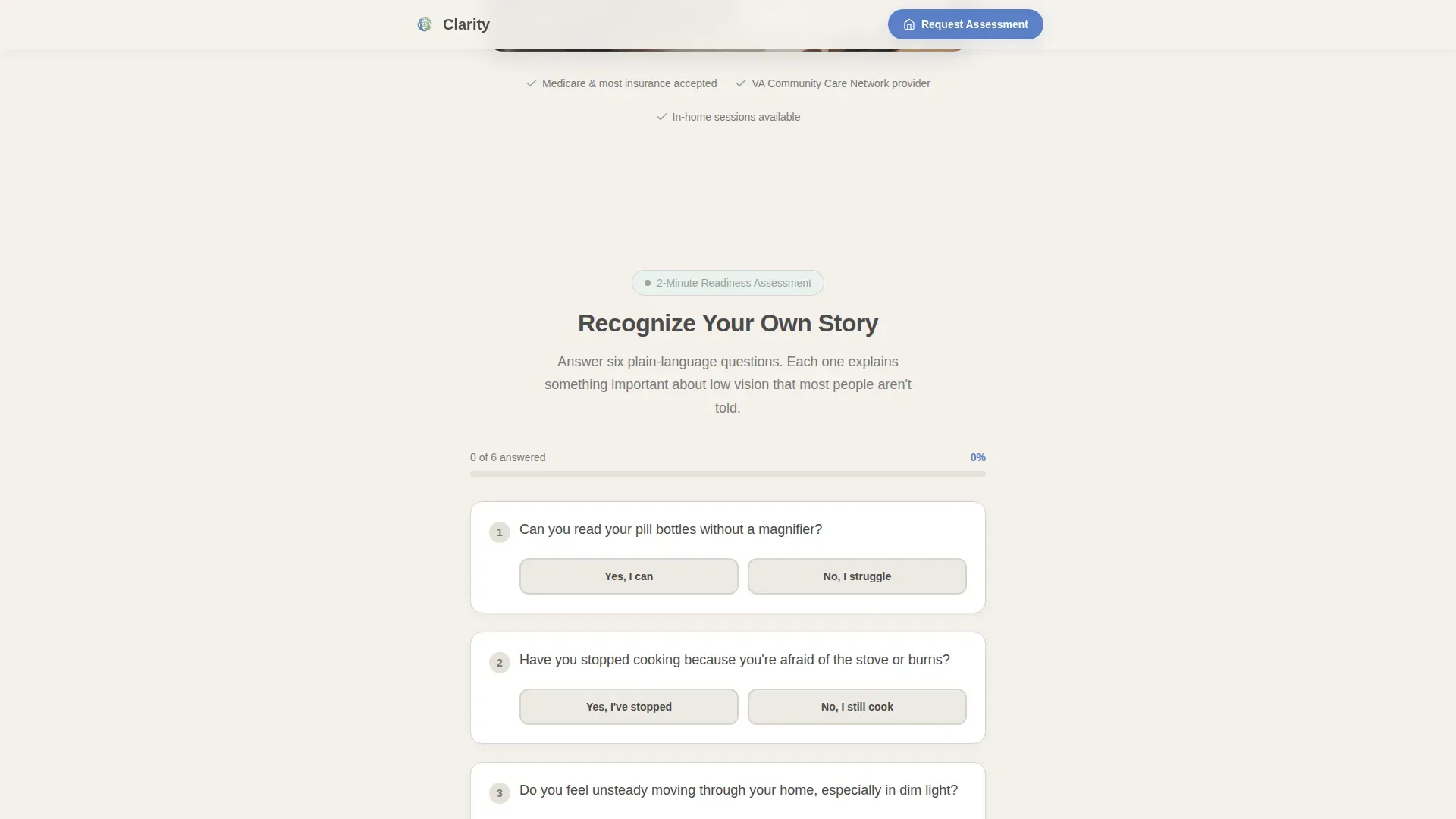 Eye Care & Optometry Professional Website Template