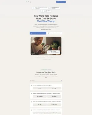 Eye Care & Optometry Professional Website Template