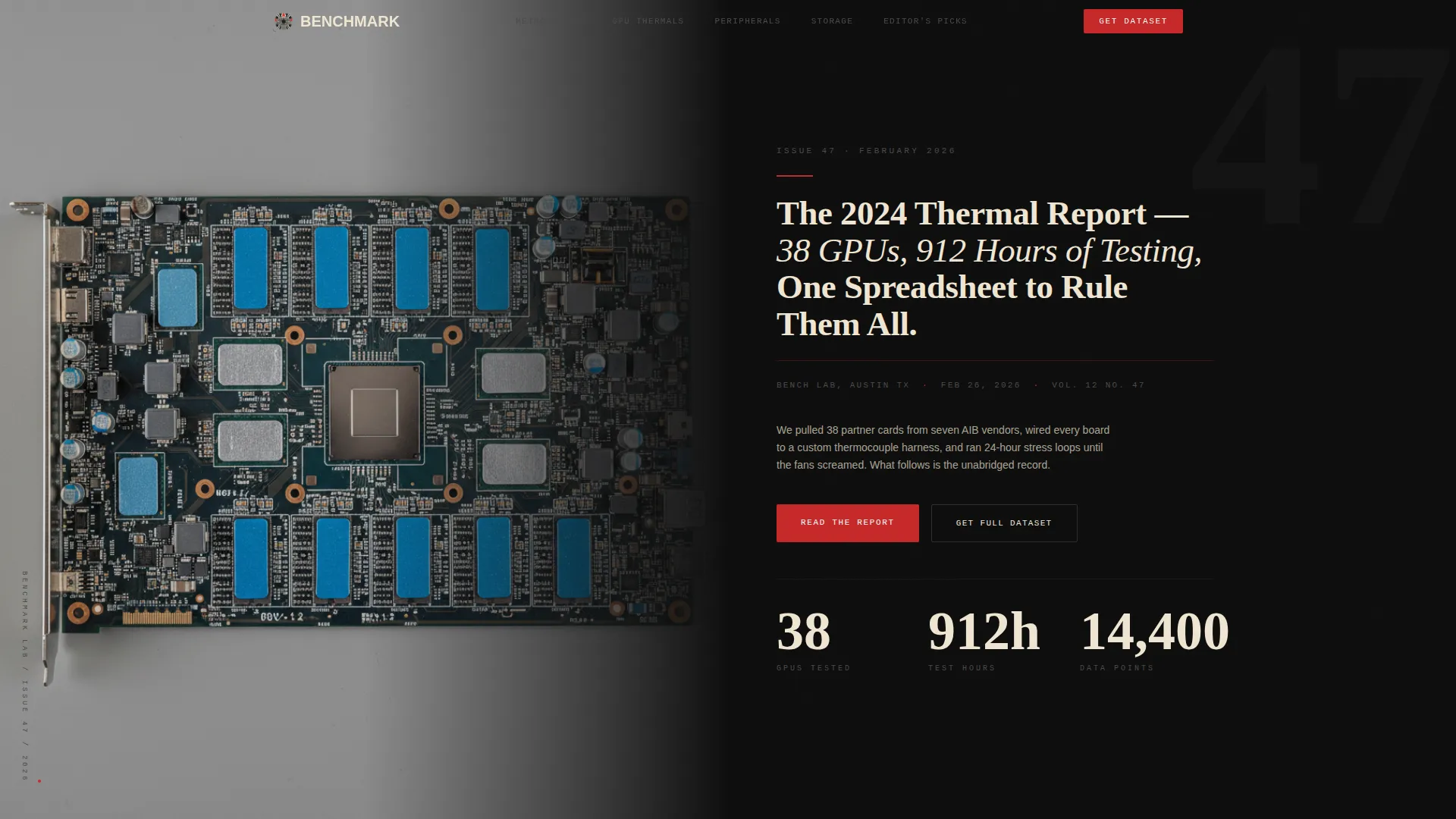 Gaming Hardware Review Landing Page Template
