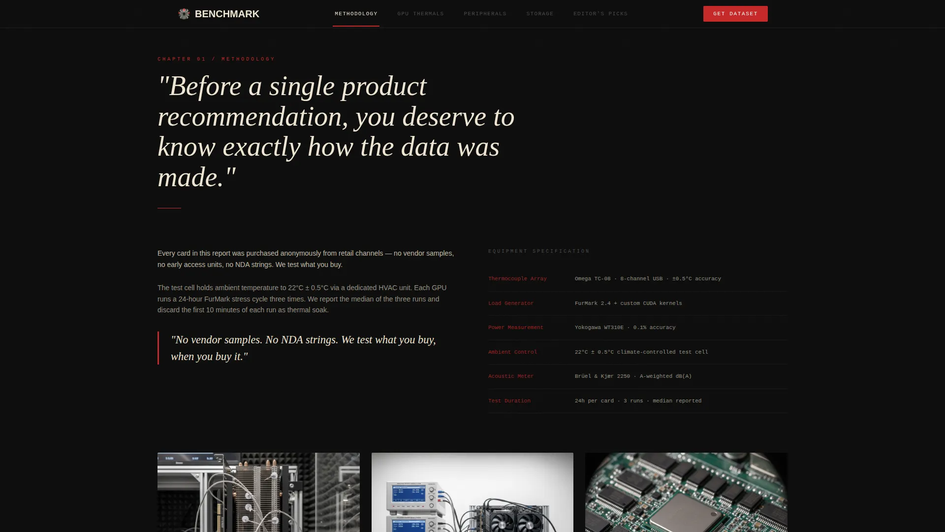 Gaming Hardware Review Landing Page Template