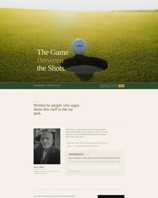 Complete Sports Blog Blog & Content Website Template