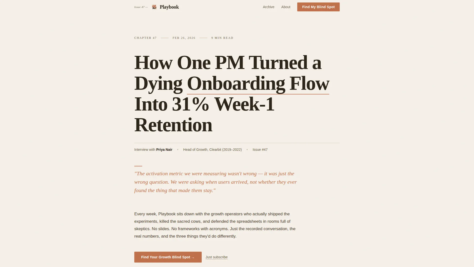 Growth Marketing Newsletter Landing Page Template