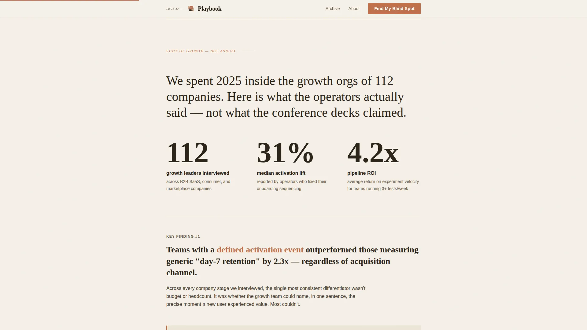 Growth Marketing Newsletter Landing Page Template