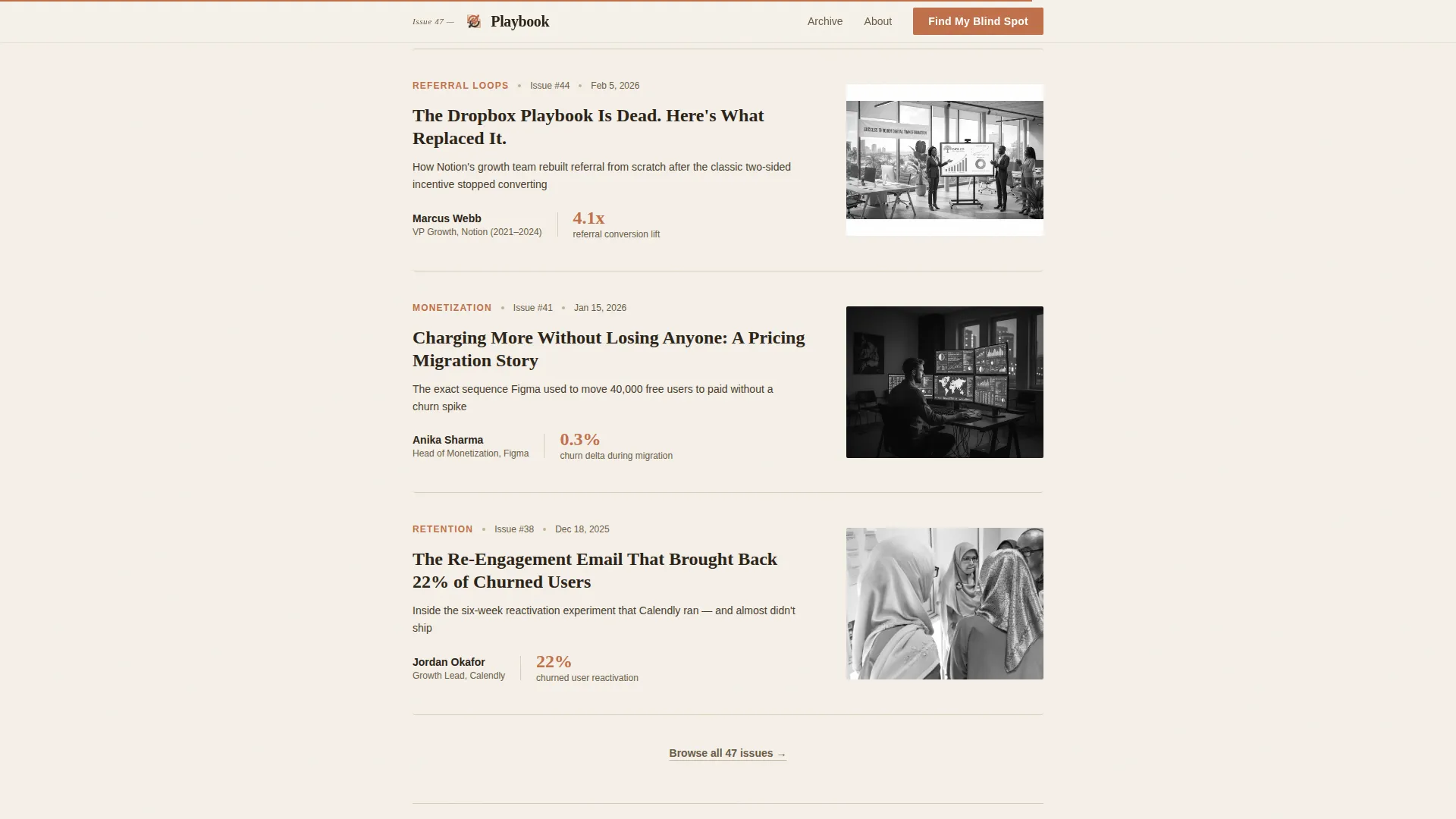 Growth Marketing Newsletter Landing Page Template
