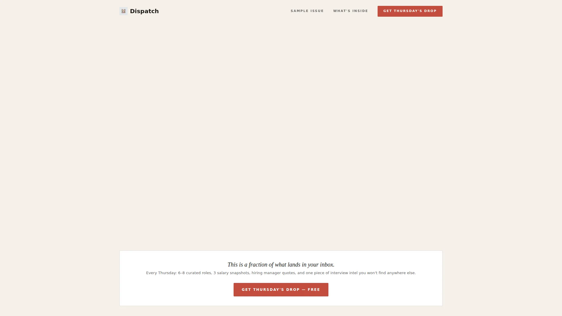 Growth Marketing Newsletter Landing Page Template