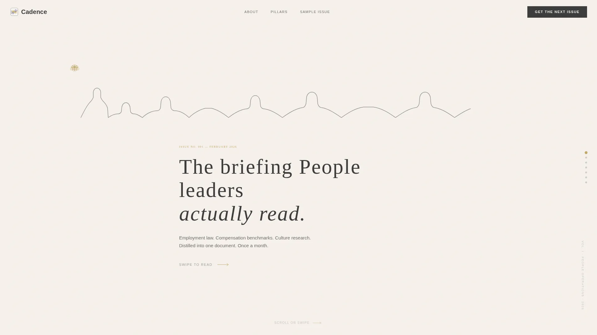 HR Newsletter Landing Page Template | Luxe Minimal