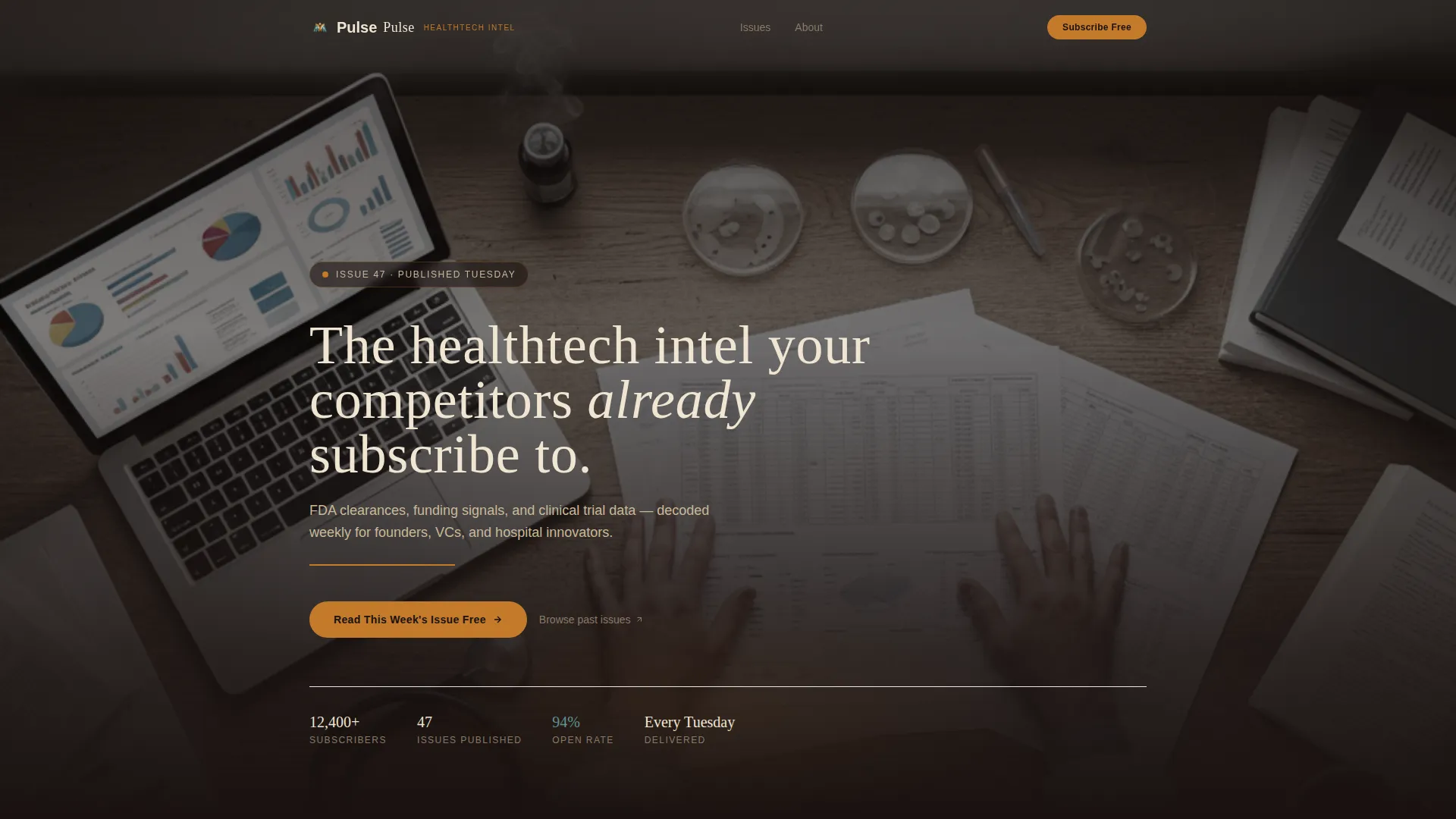 Performancedriven Data Landing Page Template