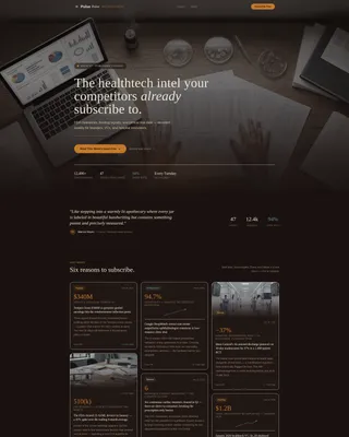 Performancedriven Data Landing Page Template