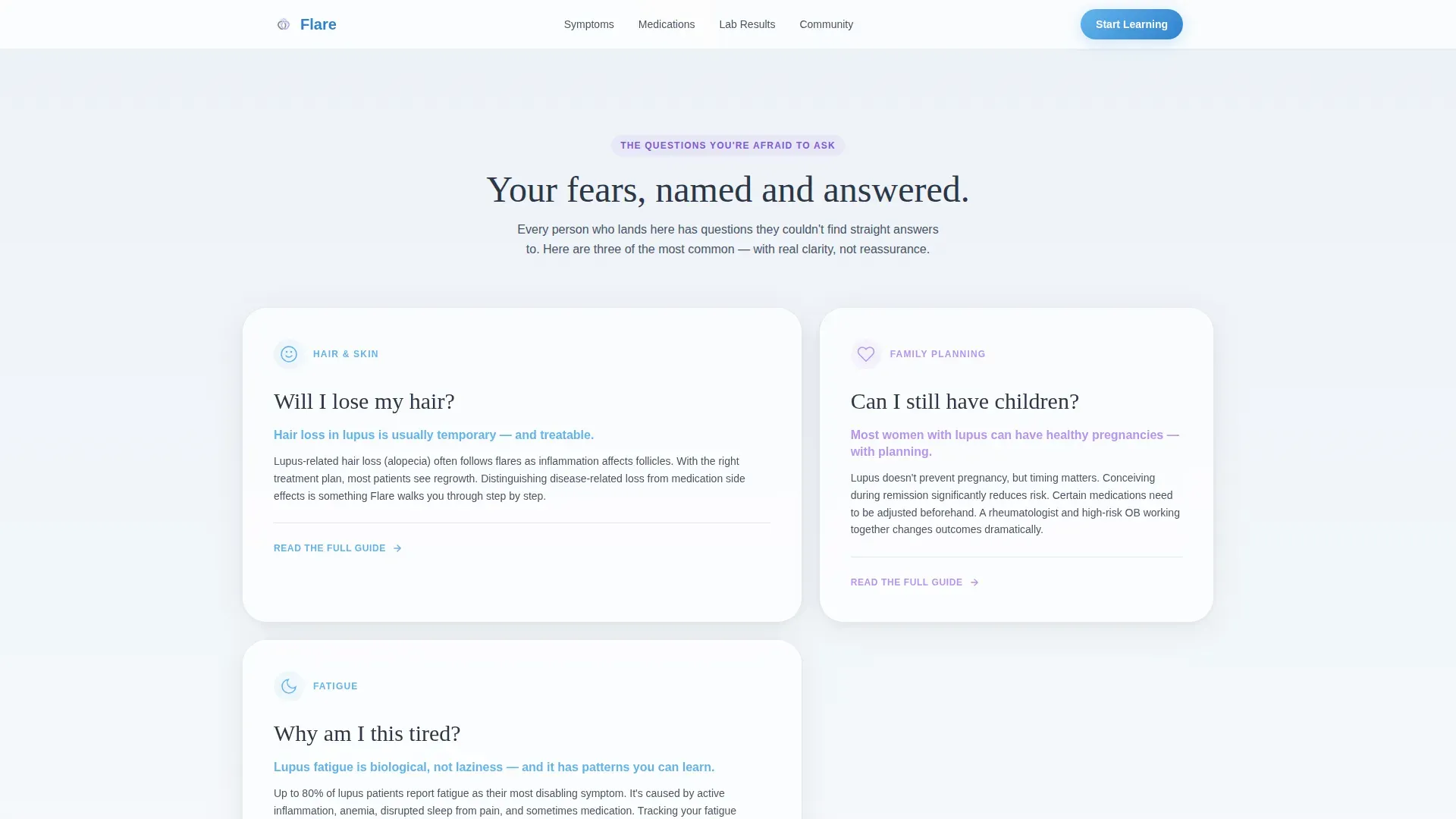 Lupus Care Education Website Template