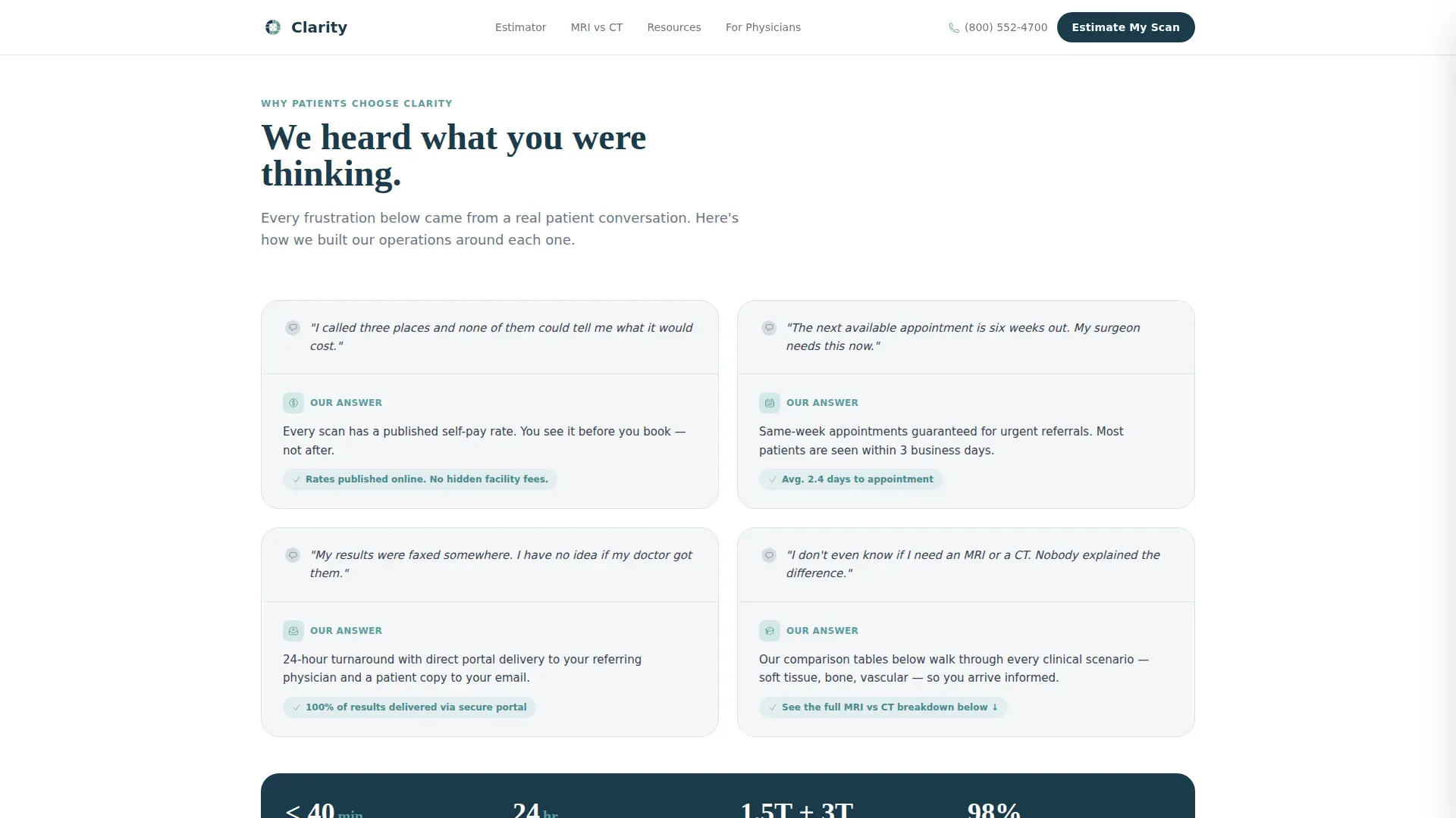Diagnostic Lab & Imaging Cost Calculator Website Template