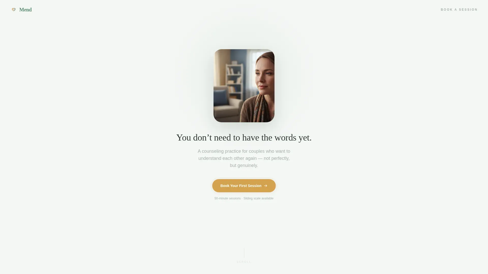 Marriage Counselor Advanced Booking Website Template