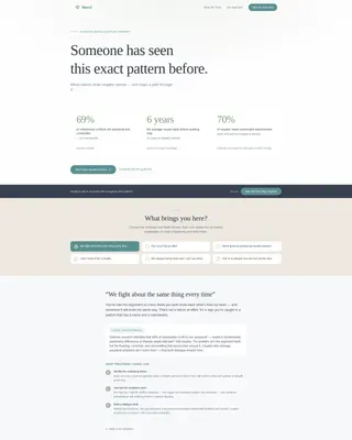 Marriage Counselor Booking Website Template
