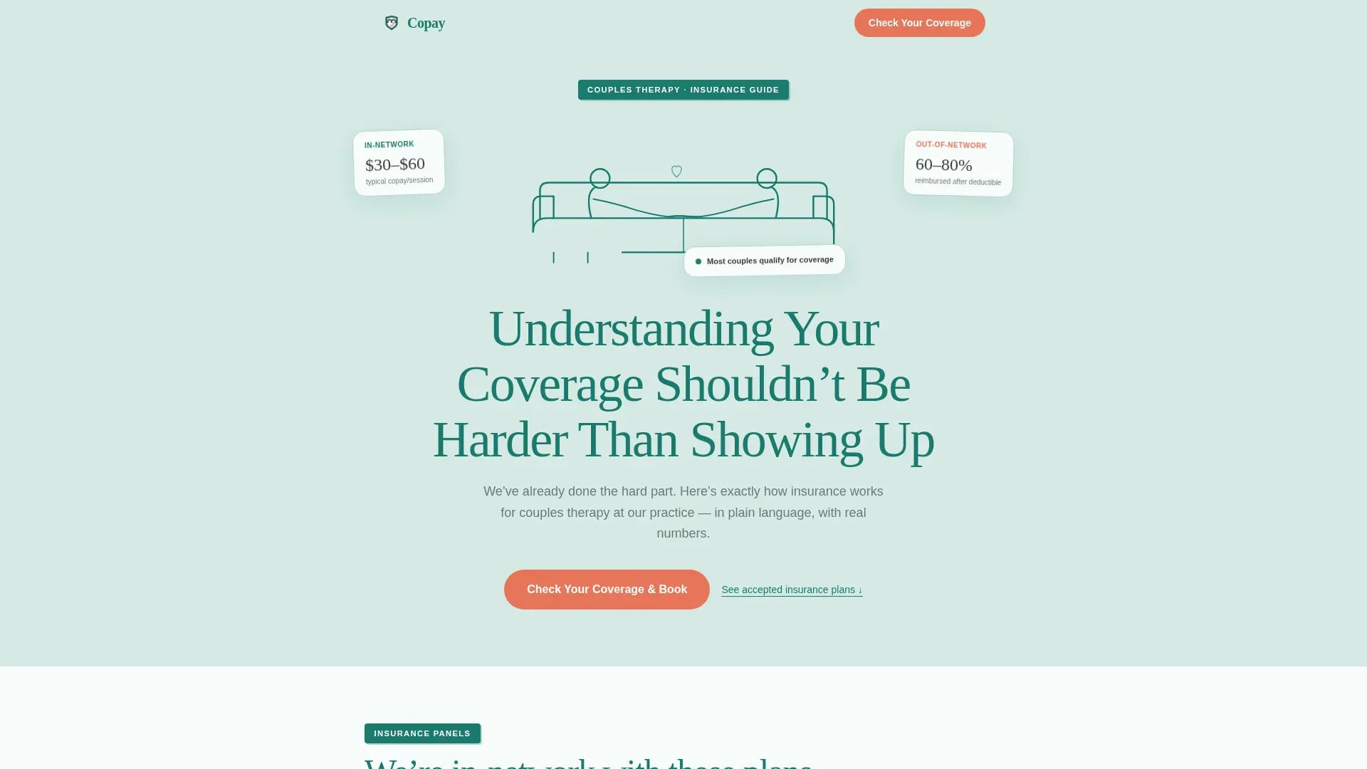 Marriage Counselor Specialist Booking Website Template