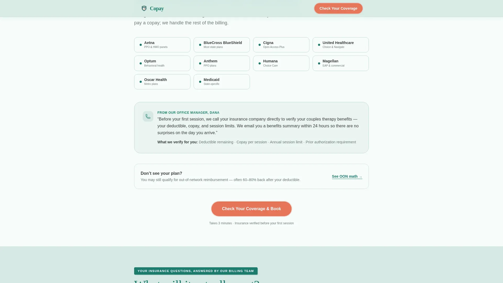 Marriage Counselor Specialist Booking Website Template