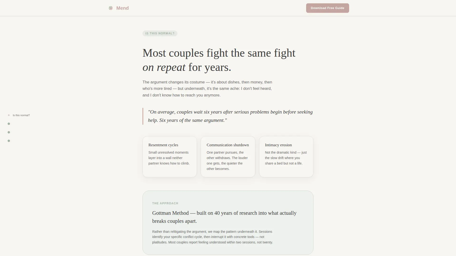 Marriage Counselor Professional Website Template