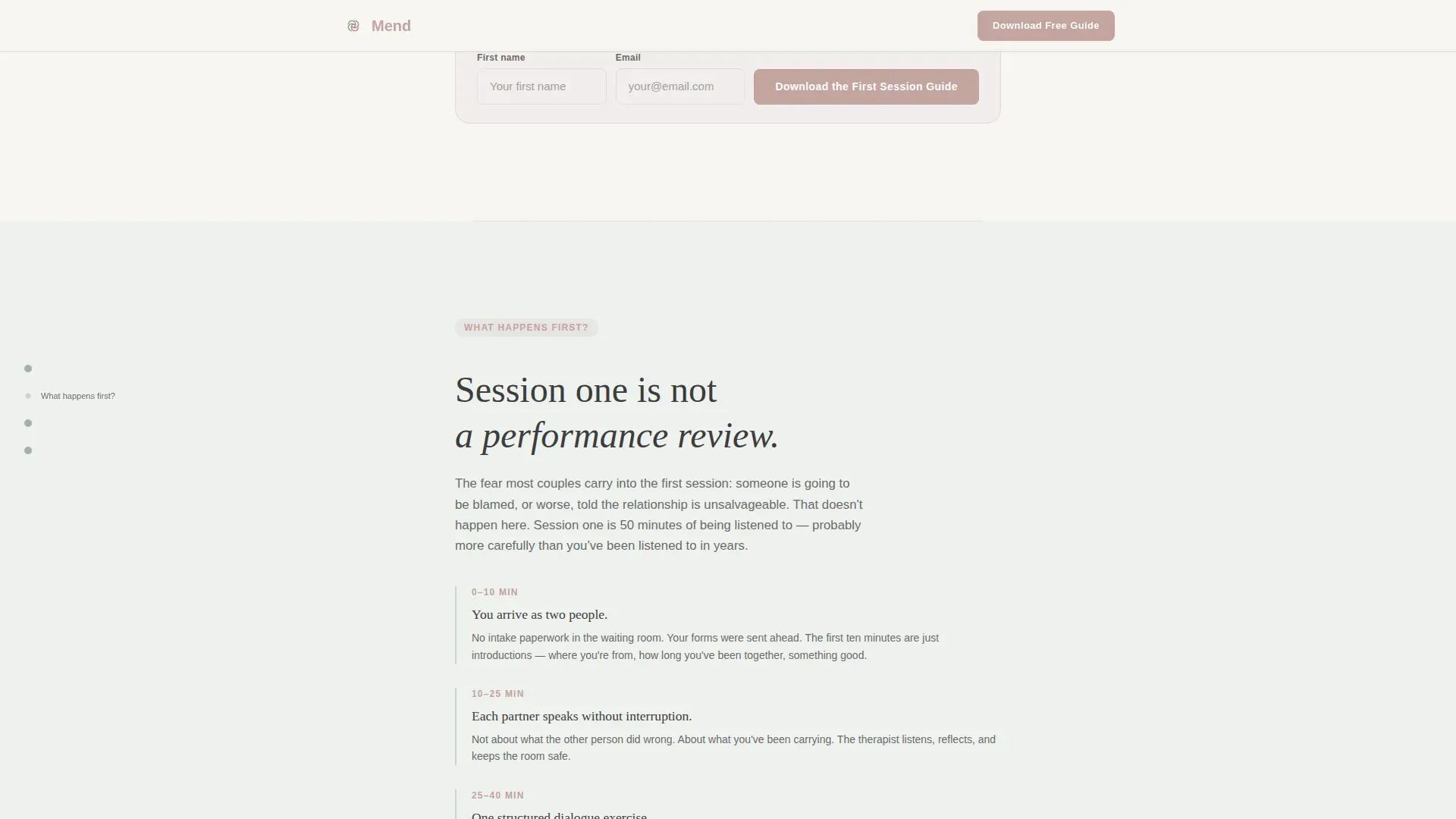 Marriage Counselor Professional Website Template