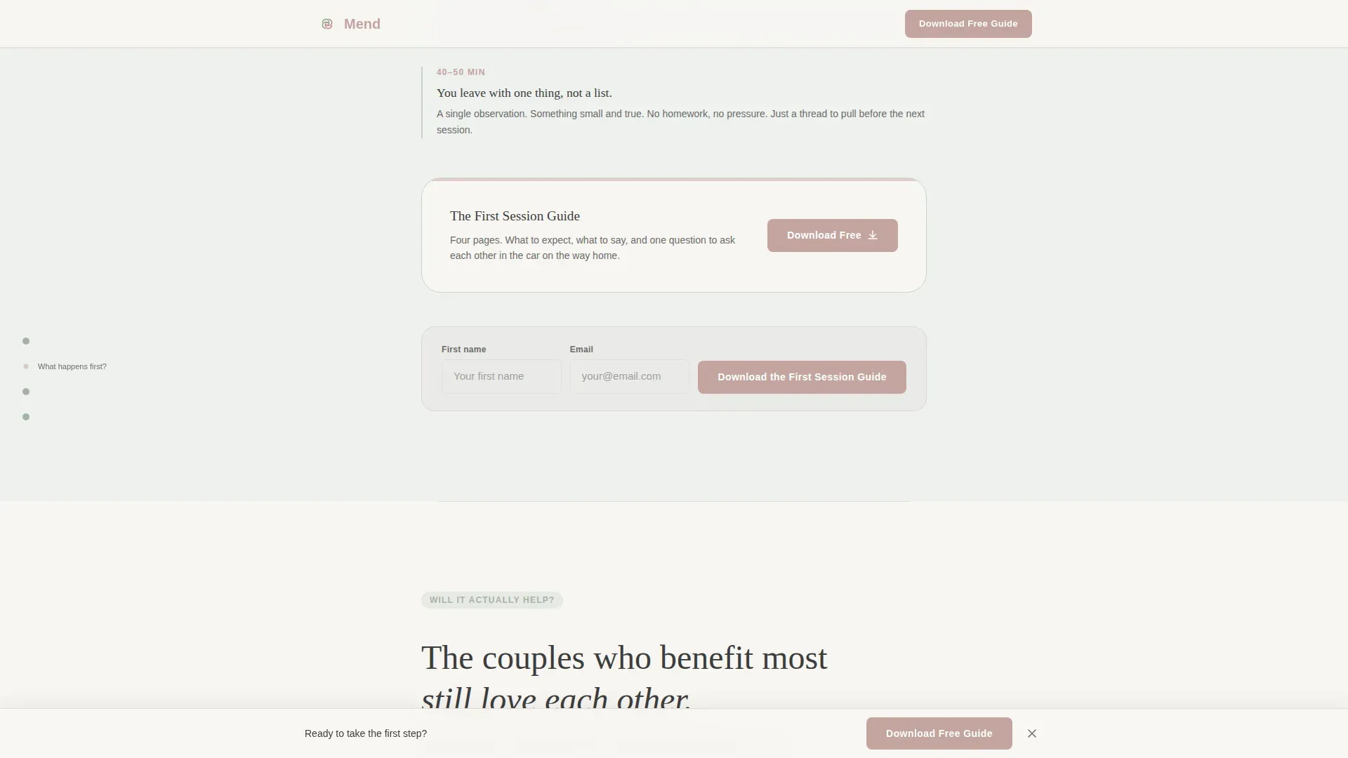 Marriage Counselor Professional Website Template