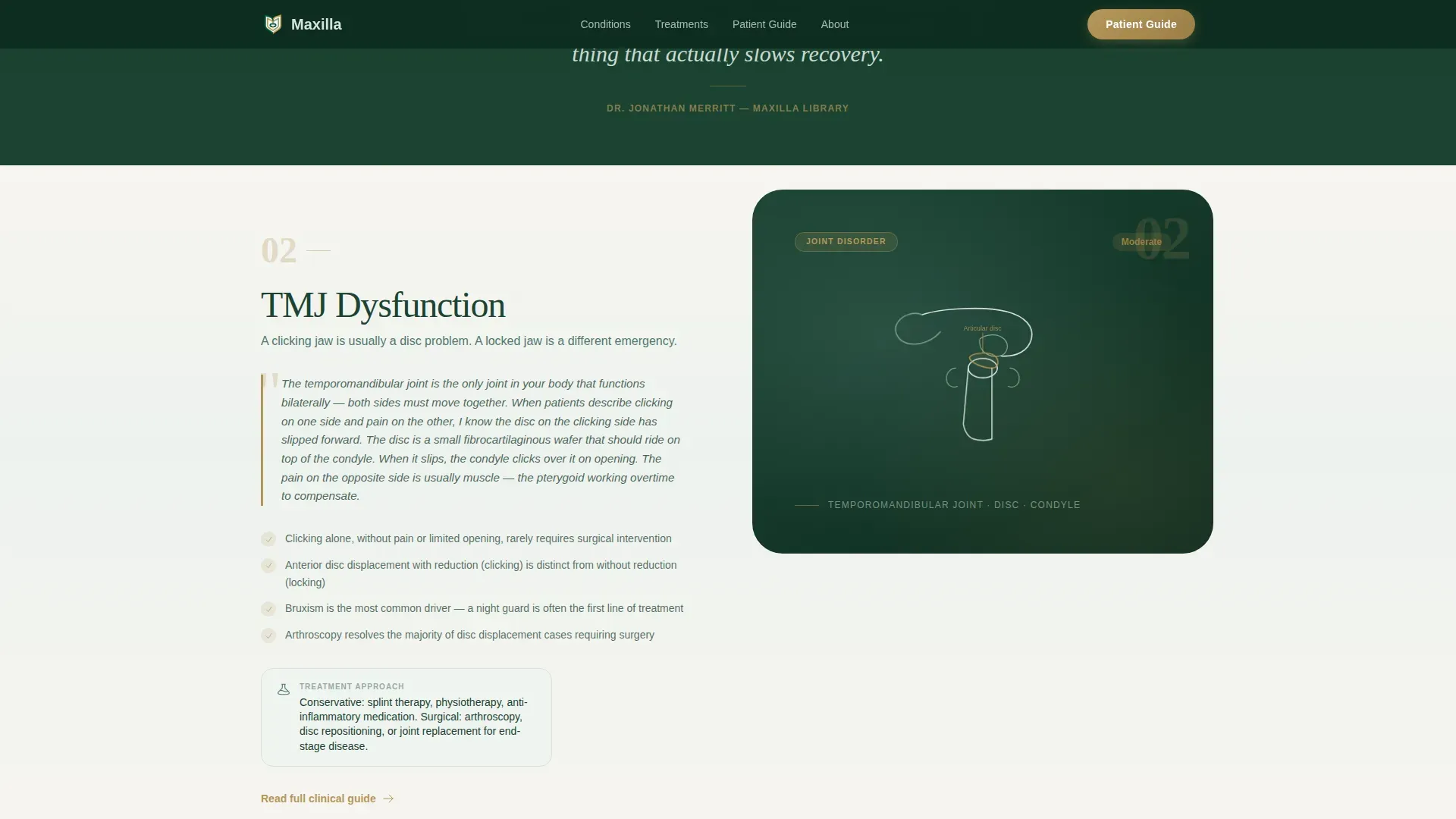 Maxillofacial Surgeon Professional Website Template