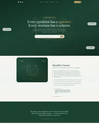 Maxillofacial Surgeon Professional Website Template