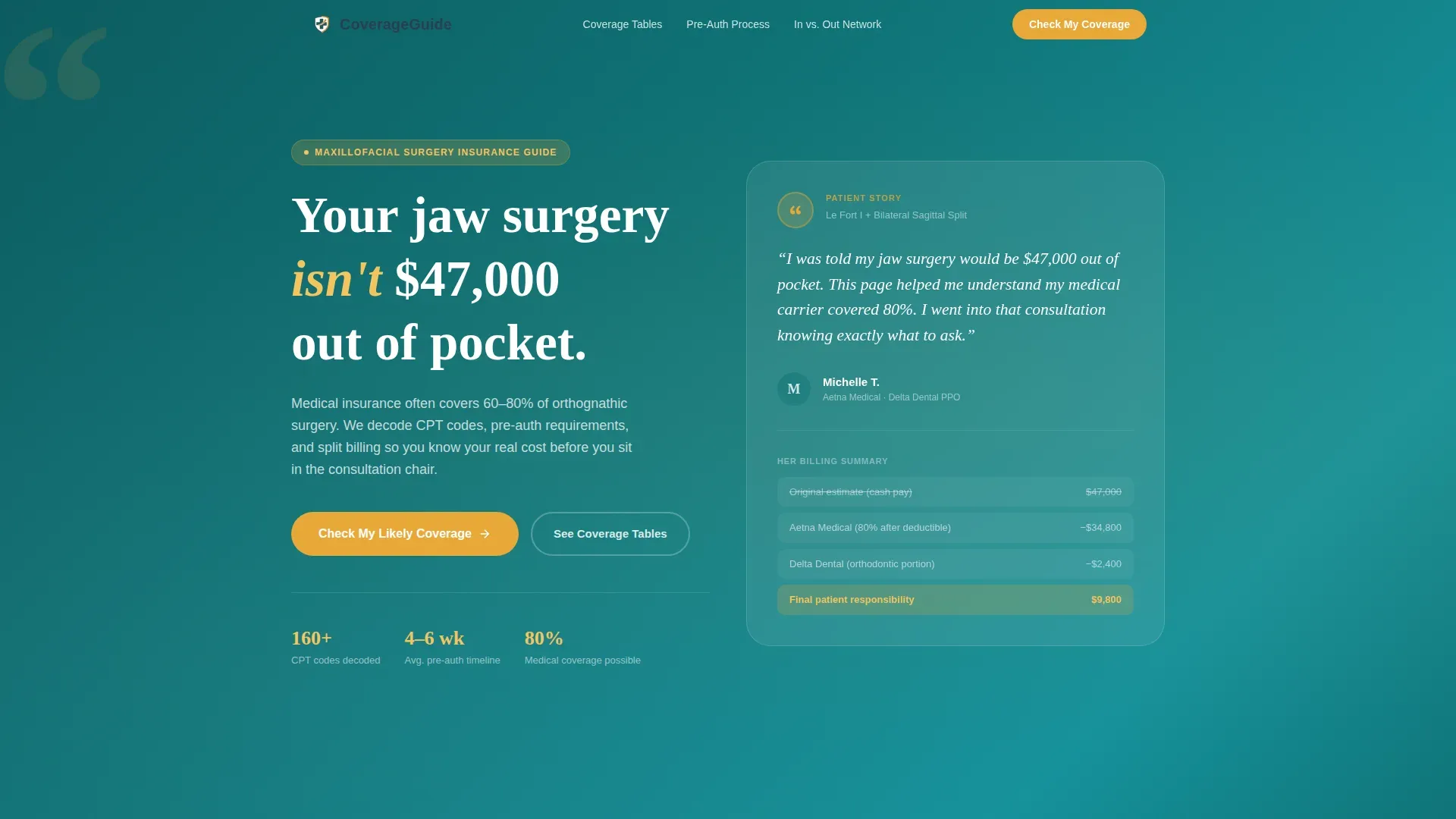 Maxillofacial Surgeon Education Website Template