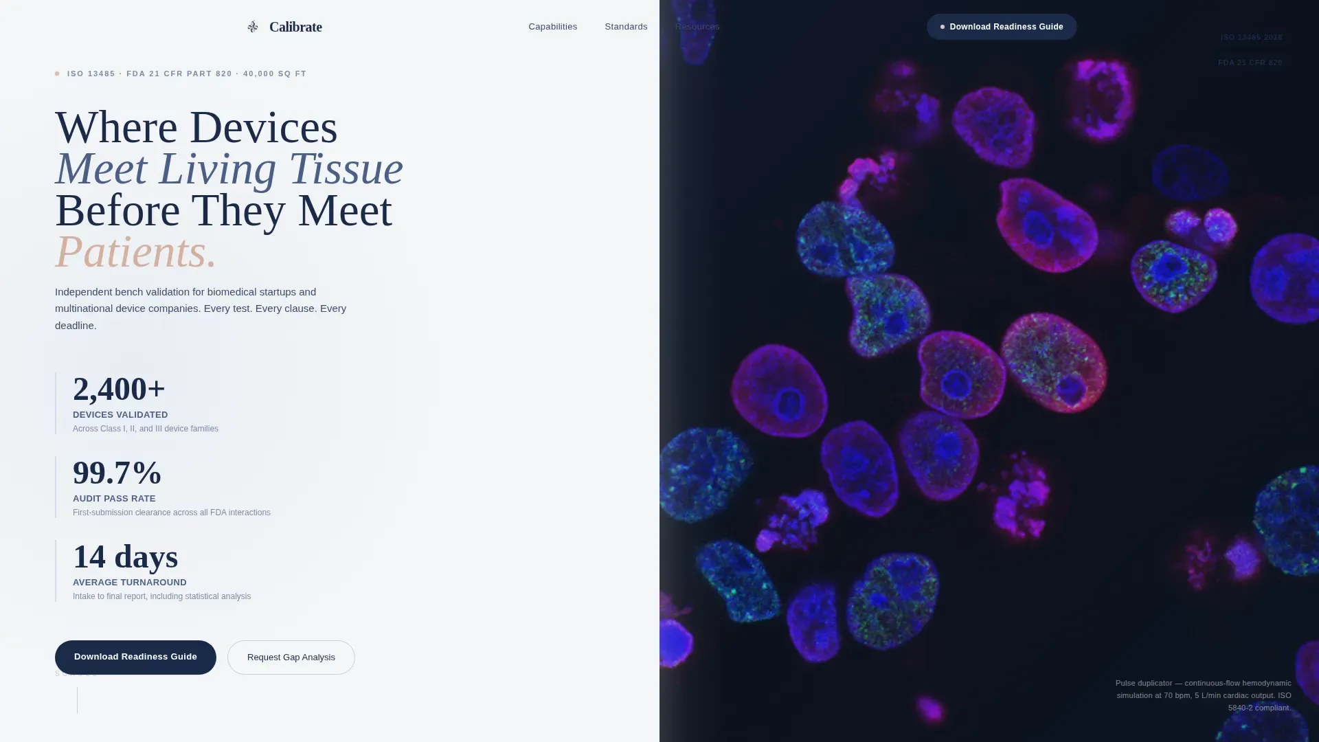 Clinical Research & Trial Professional Website Template