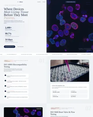 Clinical Research & Trial Professional Website Template