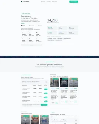 Medical Tourism Landing Page Template