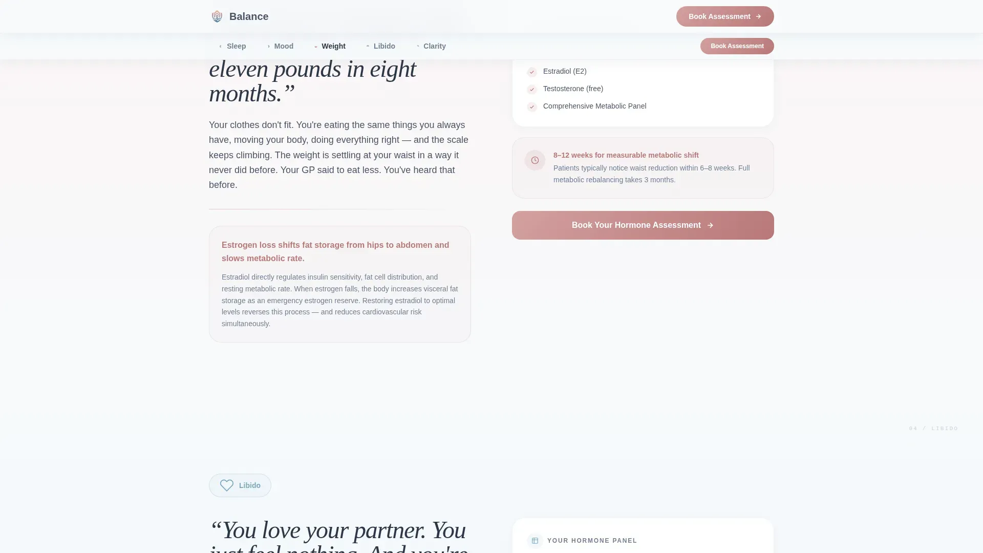 Women's Health & OB-GYN Booking Website Template