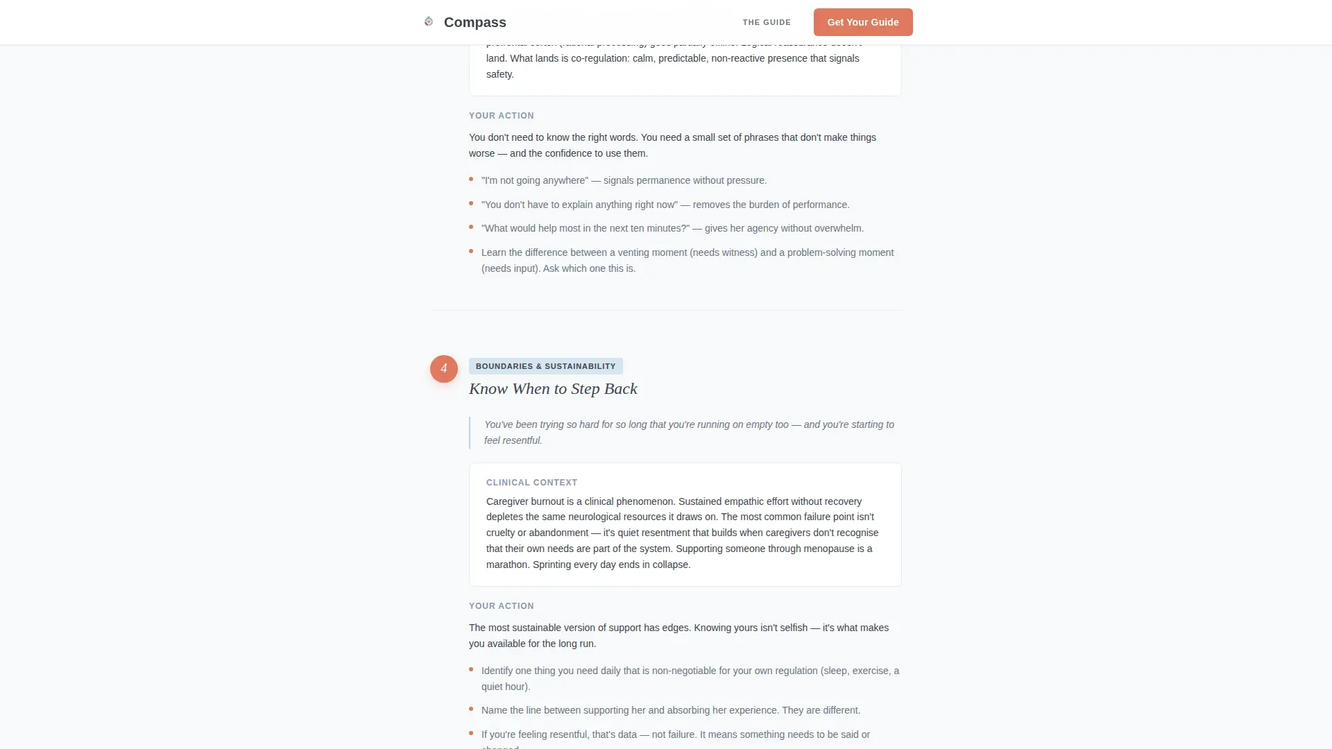 Menopause Care Cost Calculator Website Template