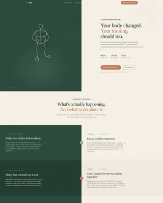 Menopause Care Booking Website Template