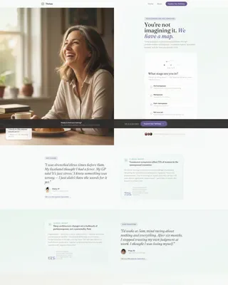 Menopause Care Reviews Website Template