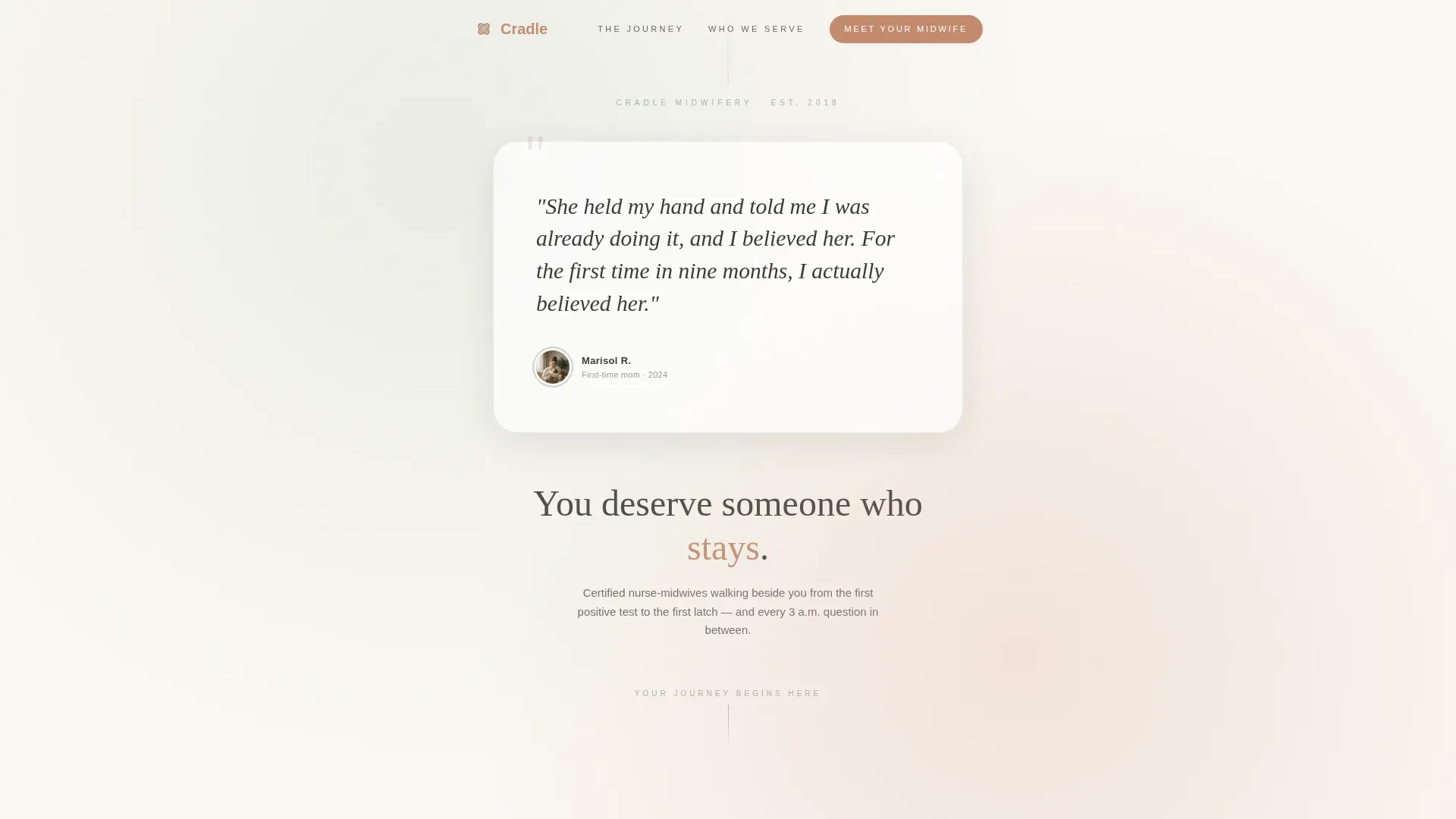 Women's Health & OB-GYN Booking Website Template
