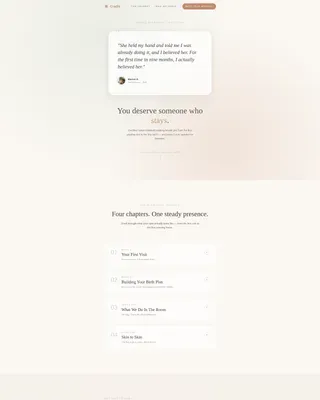 Women's Health & OB-GYN Booking Website Template