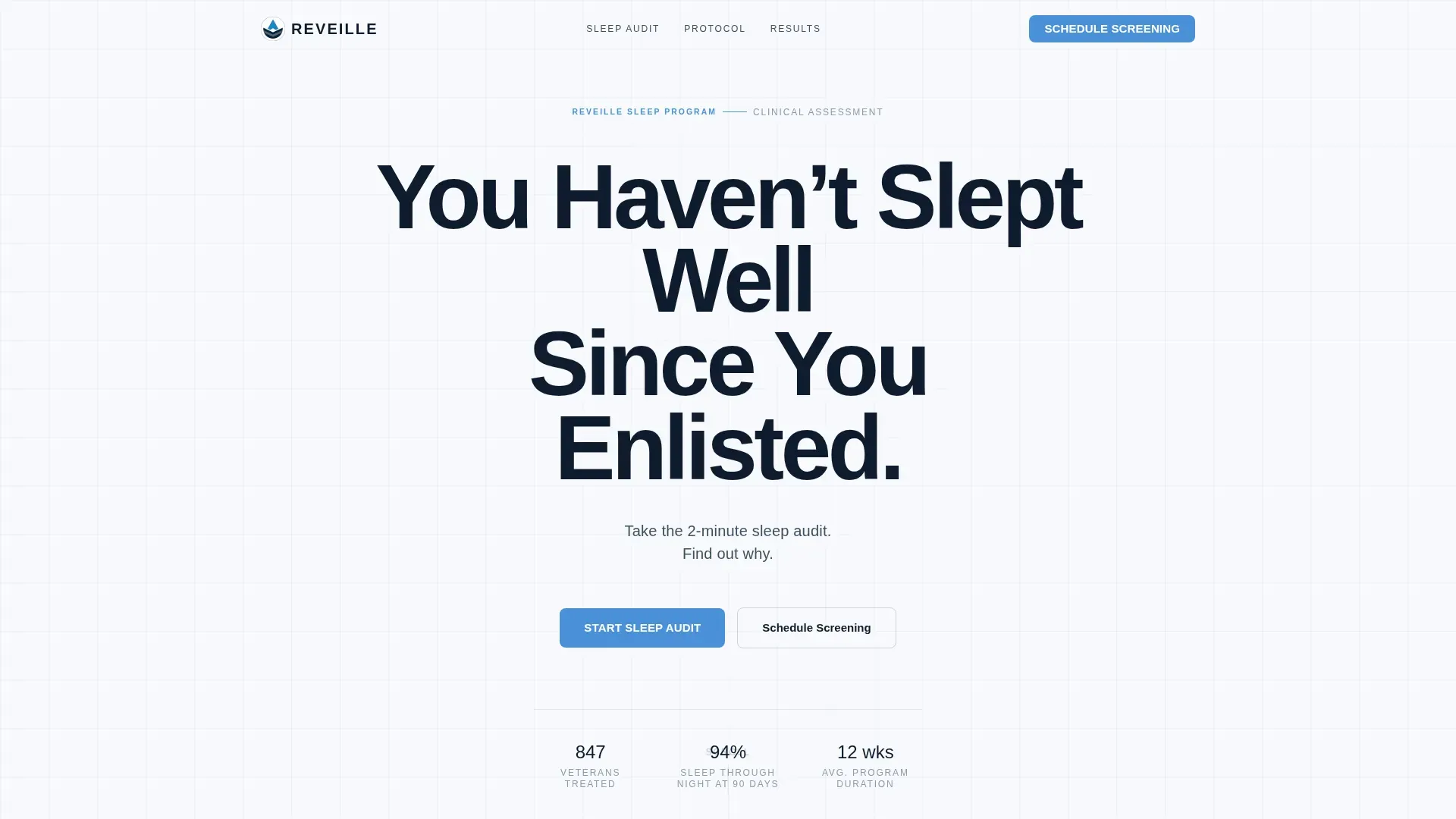 Sleep Medicine & Clinic Specialist Booking Website Template