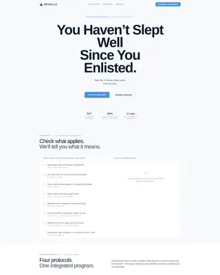 Sleep Medicine & Clinic Specialist Booking Website Template