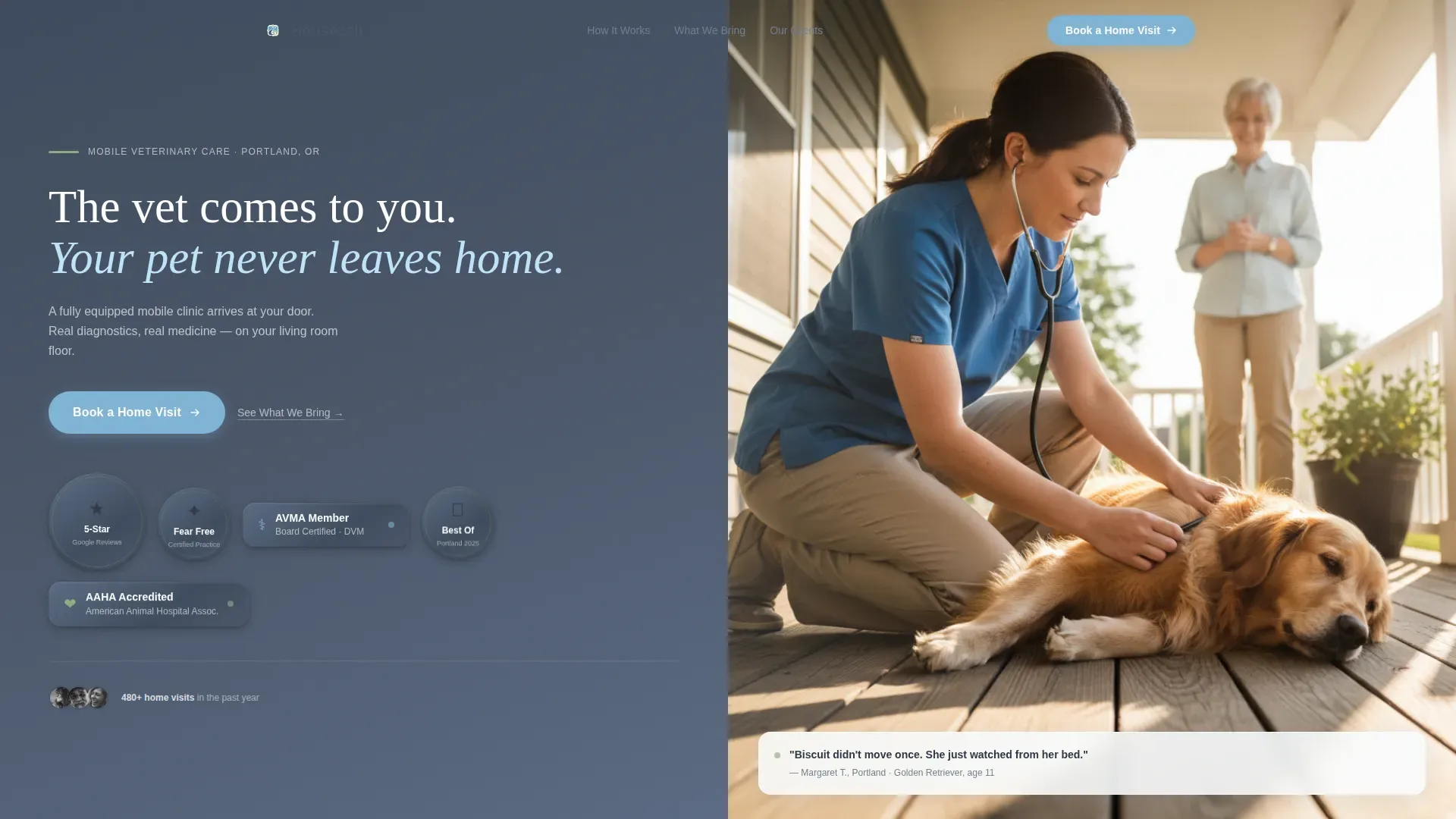 Veterinary & Animal Hospital Booking Website Template