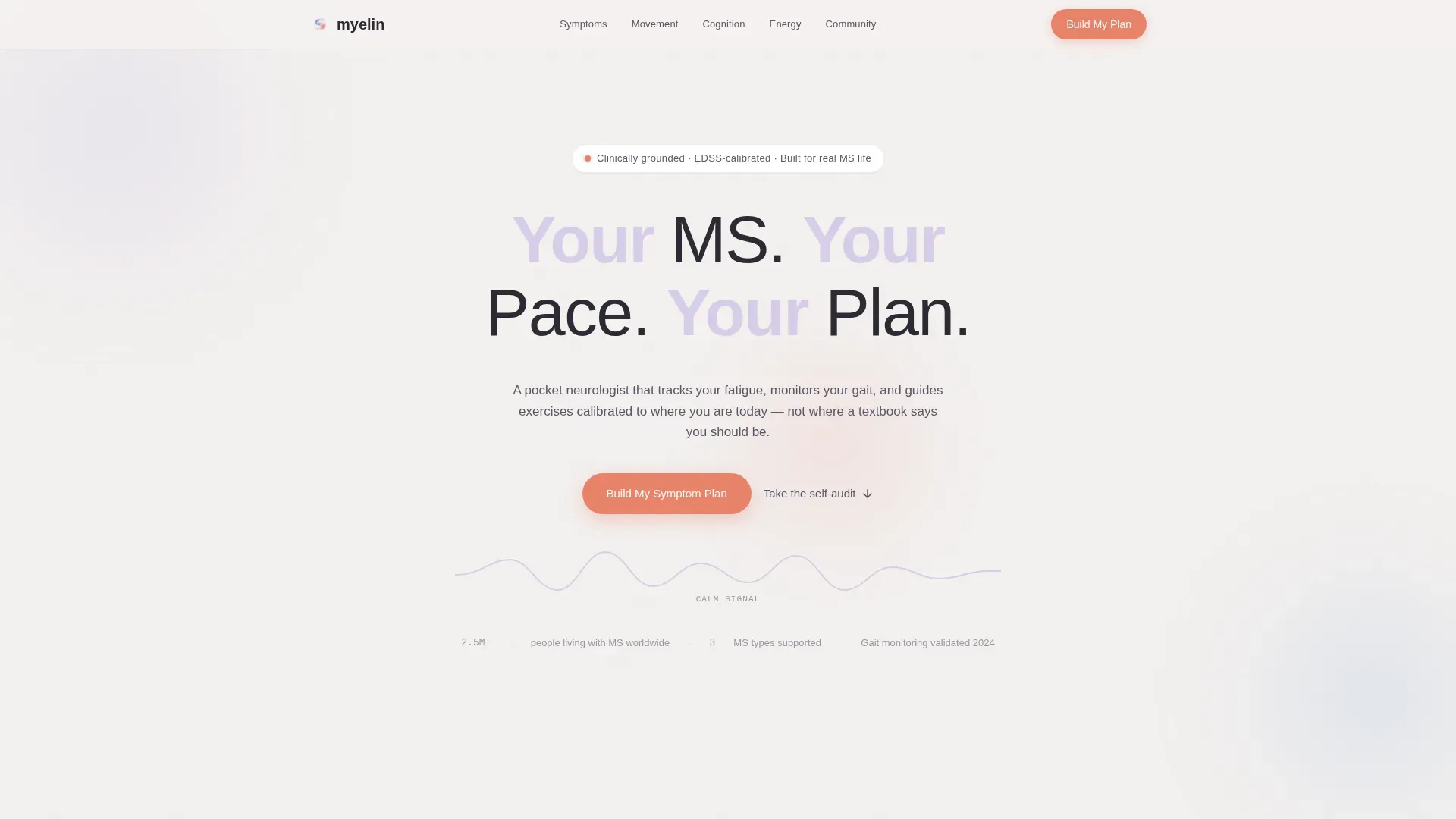 Multiple Sclerosis Care Specialist Professional Website Template