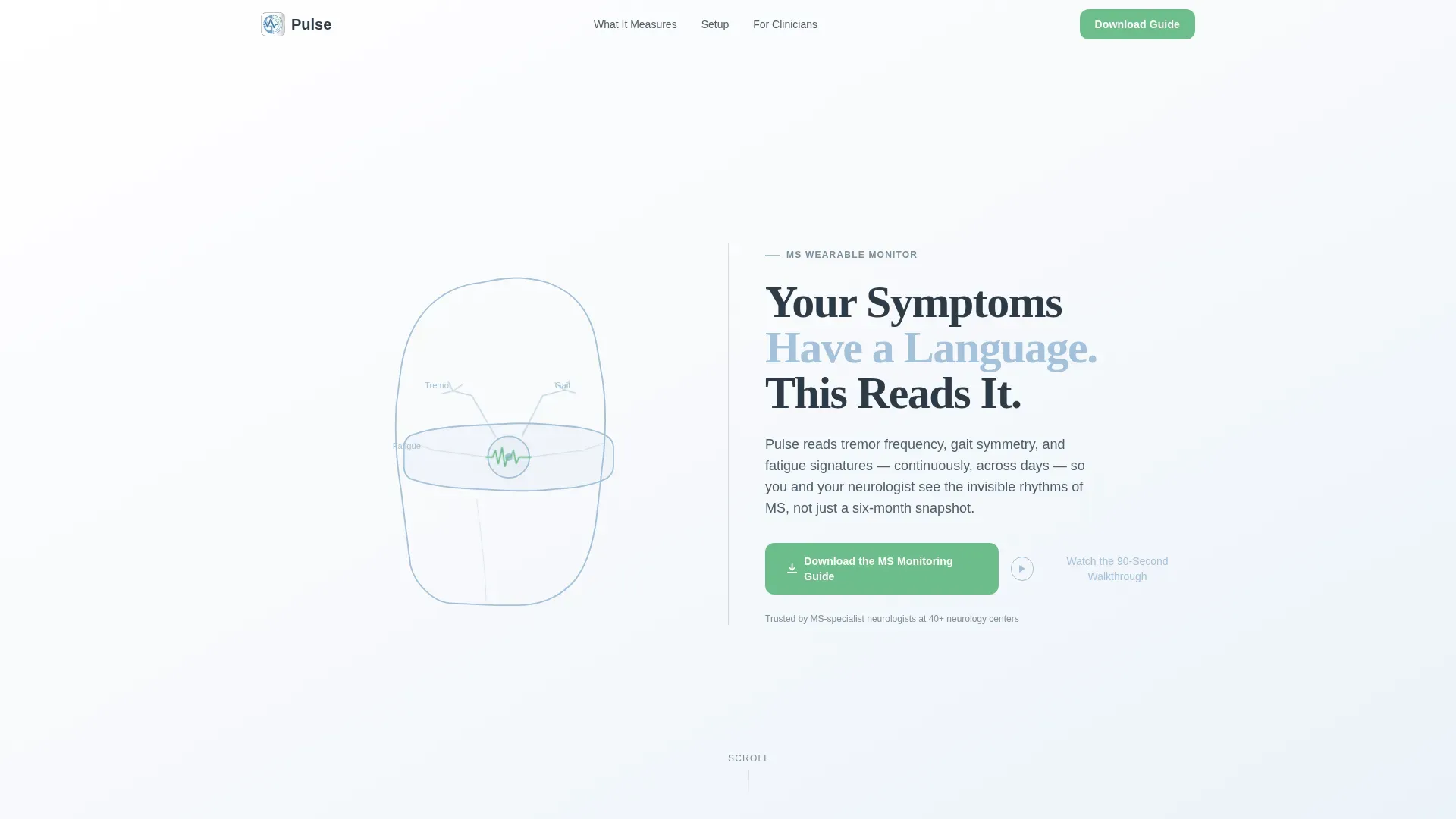 Multiple Sclerosis Care Professional Website Template