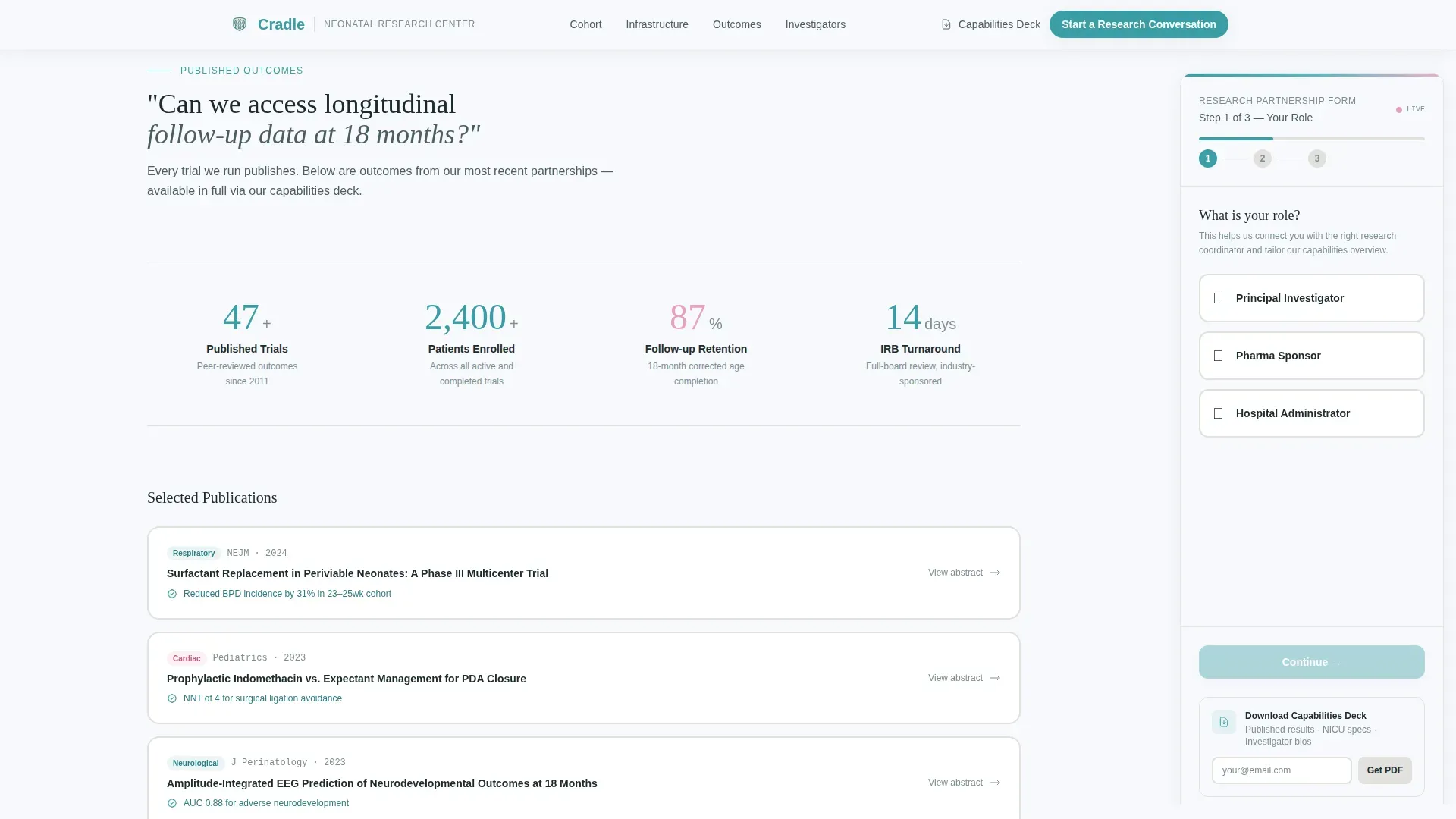 Neonatology Medicine FAQ Website Template