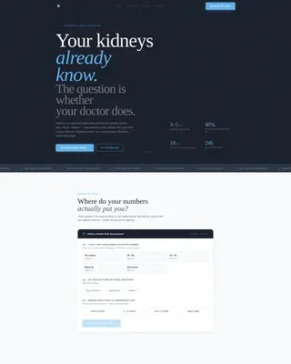 Nephrologist Booking Website Template