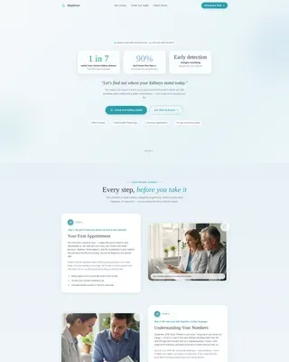 Nephrologist Booking Website Template