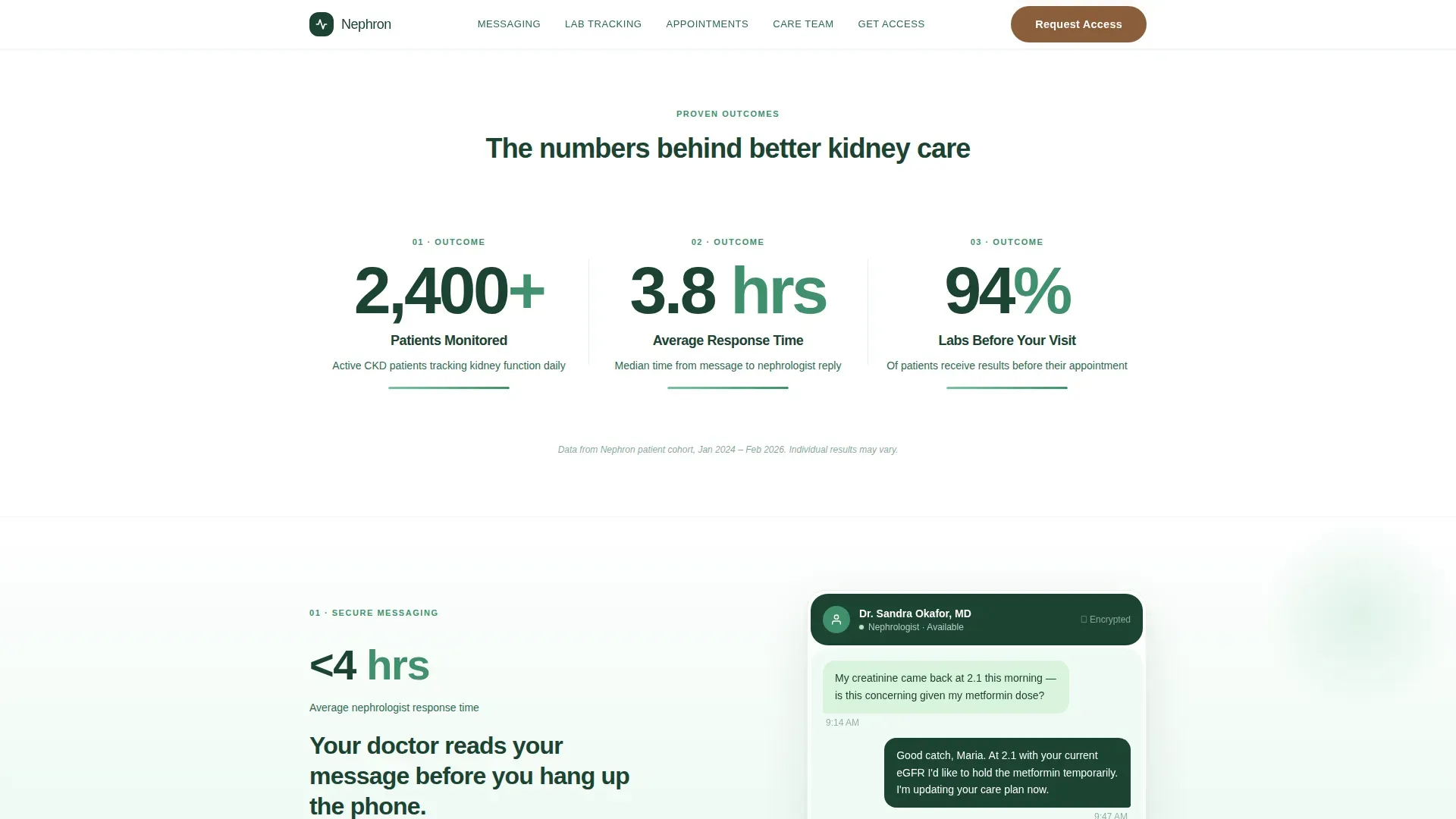 Nephrologist Booking Website Template