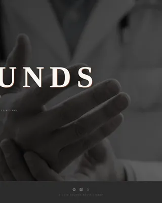 Editorial Healthcare Podcast Landing Page Template