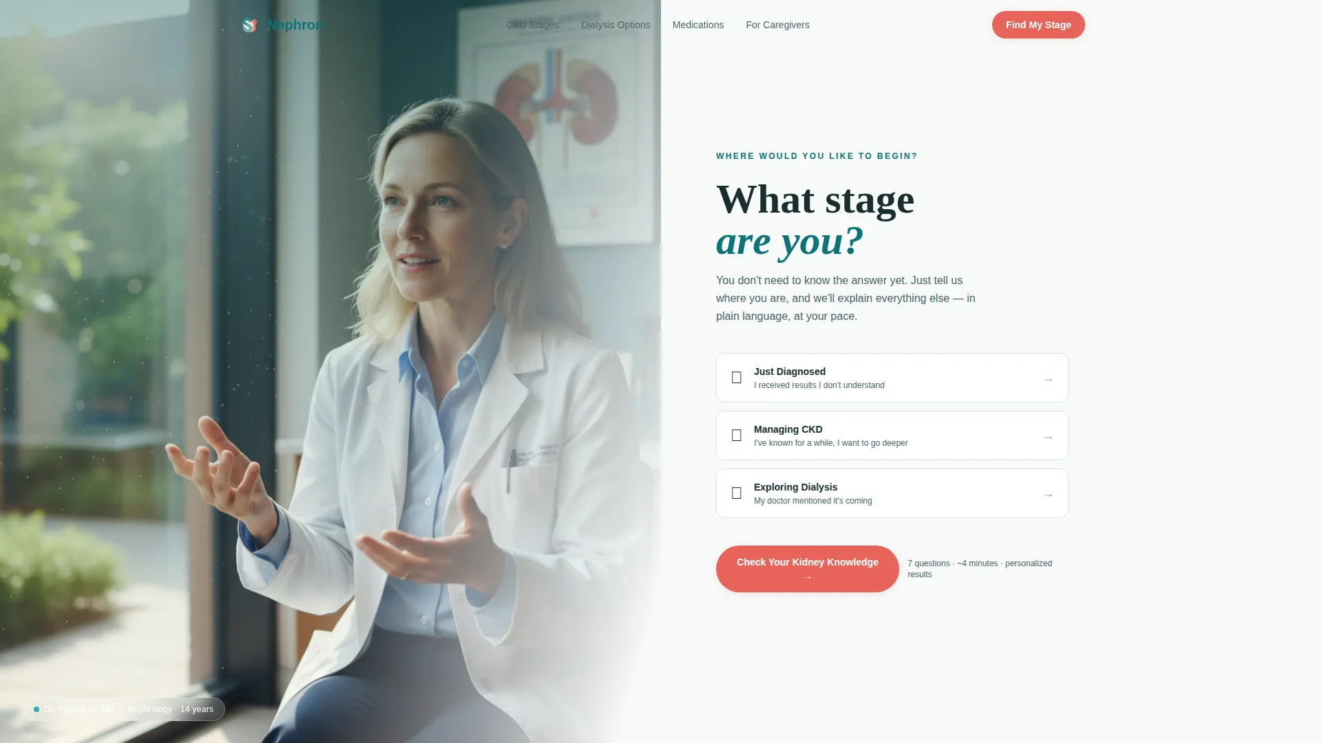 Nephrology Medicine Education Website Template